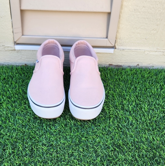 Vans Pink Slip-On Sneakers - Picture 2 of 6